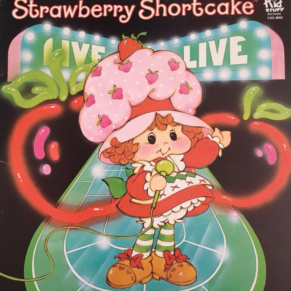 Vintage Strawberry Shortcake Vinyl Record